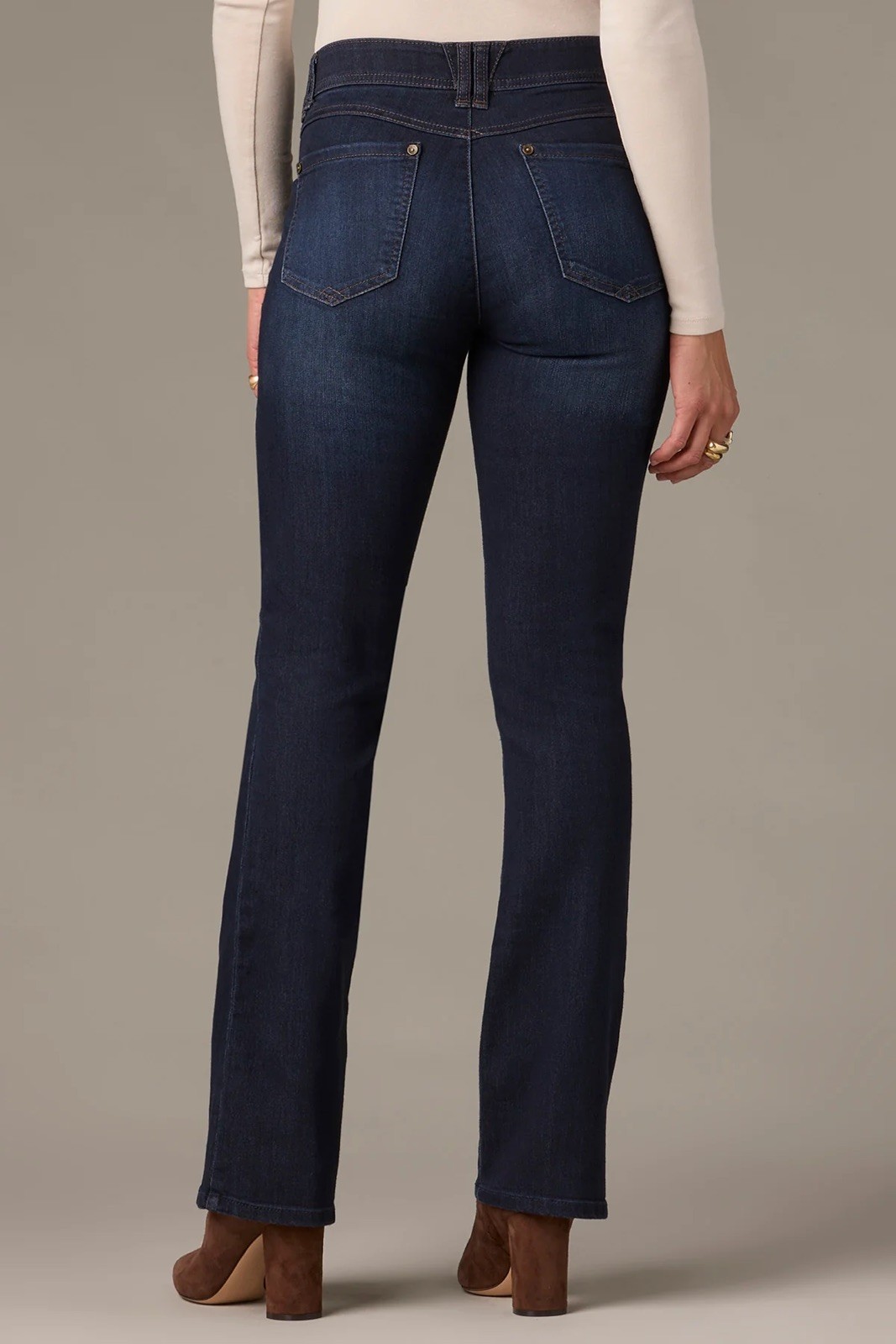 Wit & Wisdom Brittany Mid-Rise Baby Boot Jeans Size 12 Contour Shape Tech # 0067