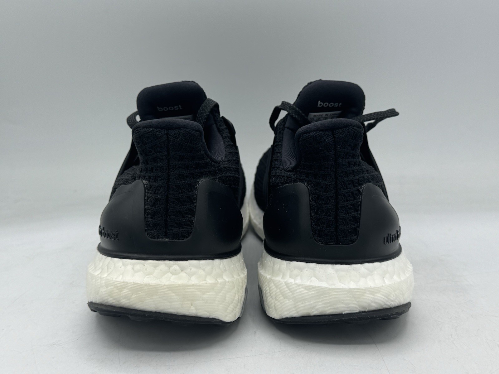adidas UltraBoost 4.0 Core Black White Running Shoes BB6149 Women’s Size 7