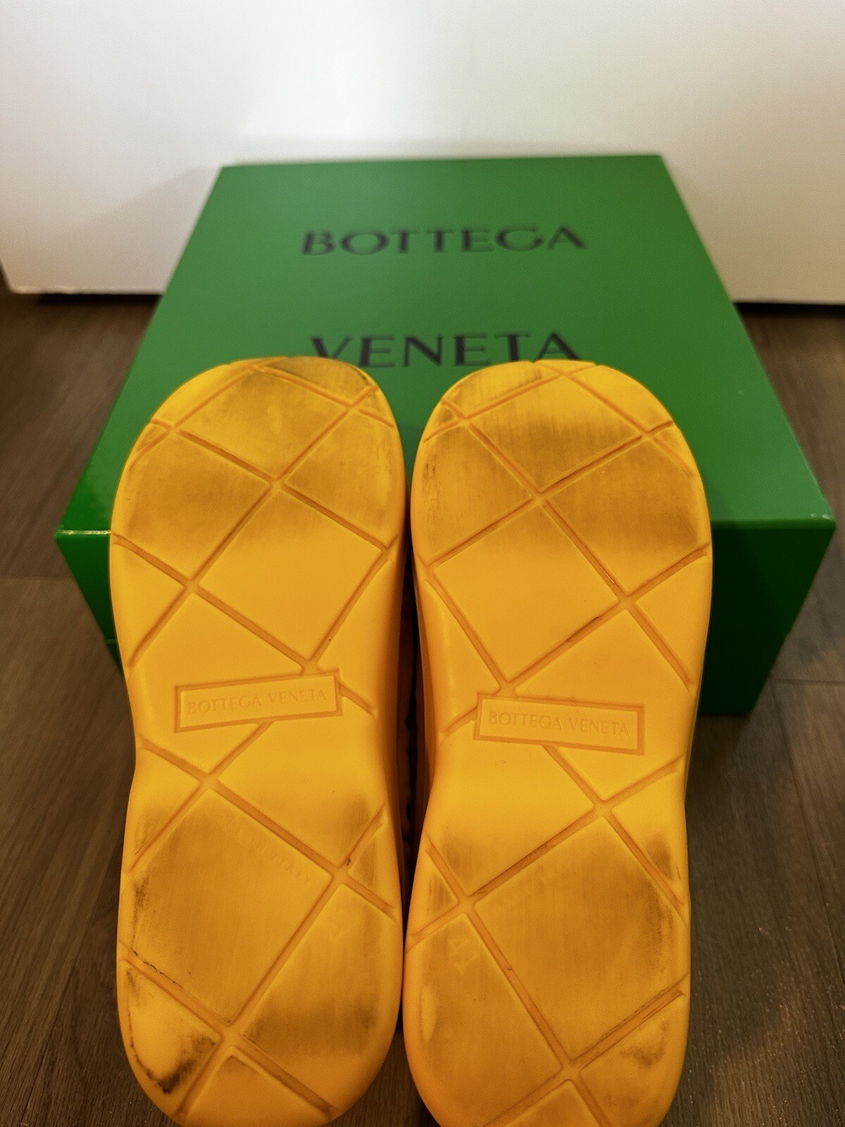 Bottega Veneta The Puddle Bomber Rubber Boot Size 41