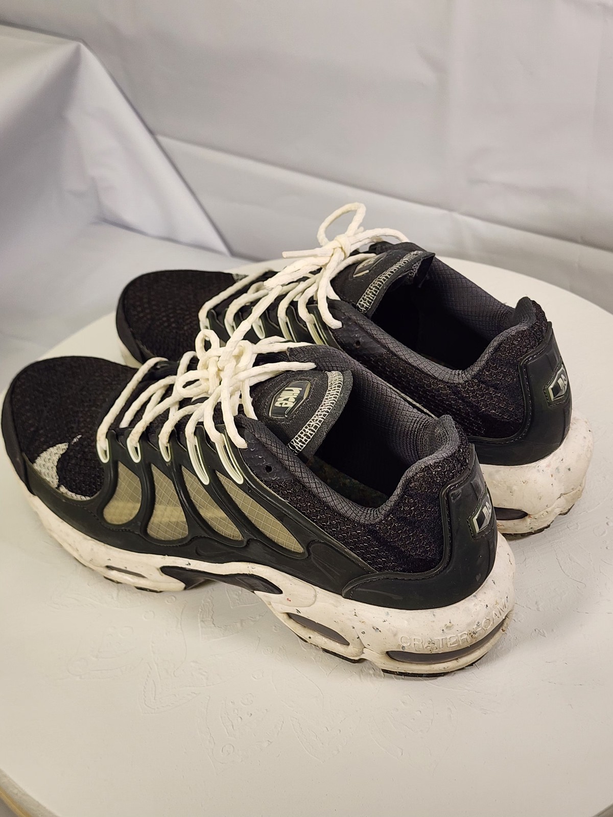 Nike Air Max Terrascape Plus Mens Running Shoes Size 9 Black Crater Foam Sneaker