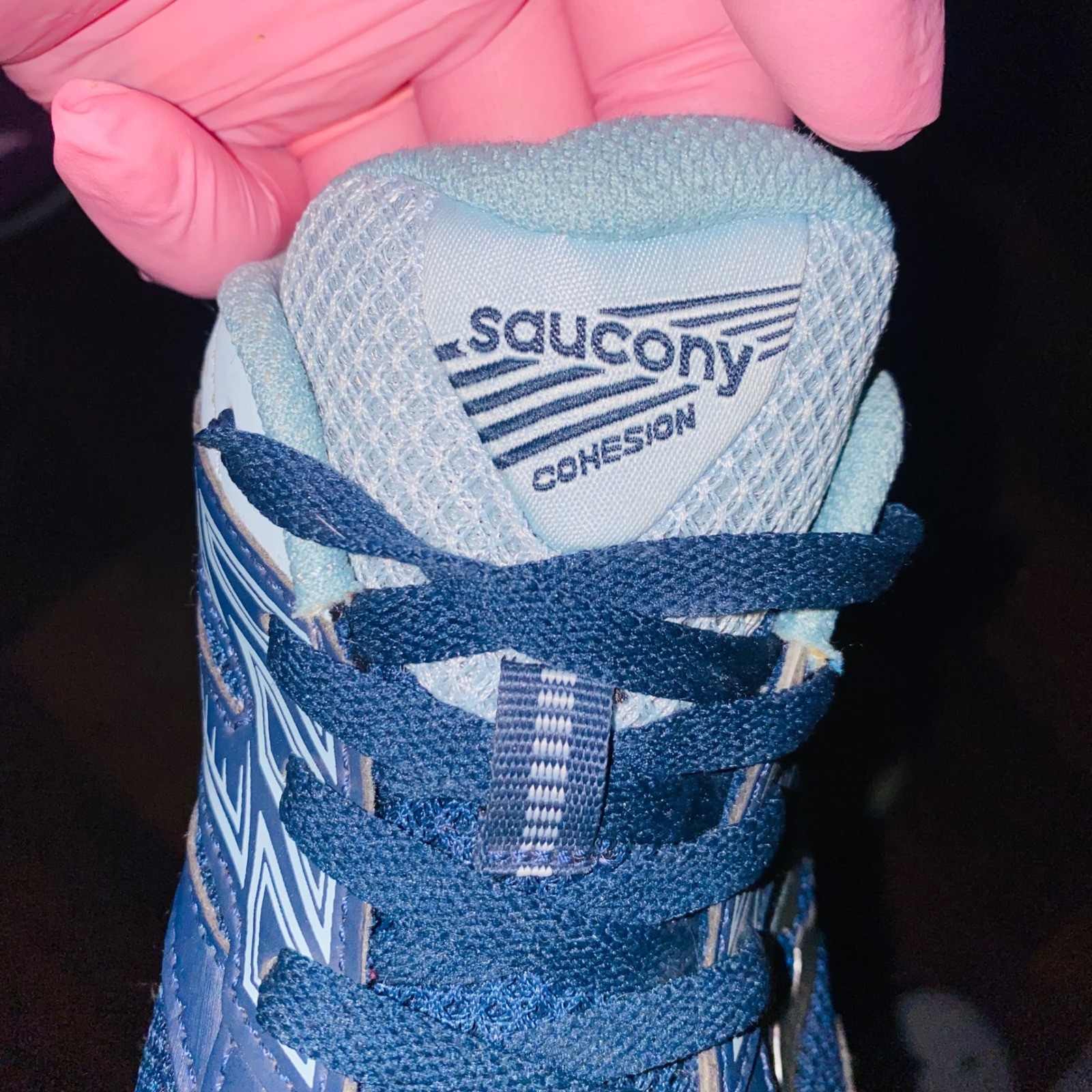 Saucony Cohesion 14 Womens Running Shoes Blue Size 9 US 7 UK 40.5 EUR Sneakers