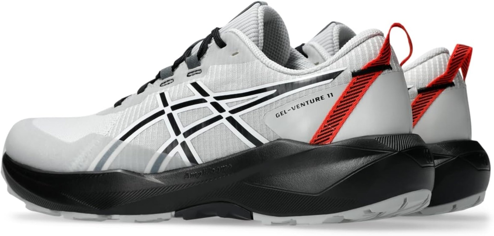 ASICS Men’s Gel-Venture 11 Trail Running Shoes – Concrete/Red Snapper – 8