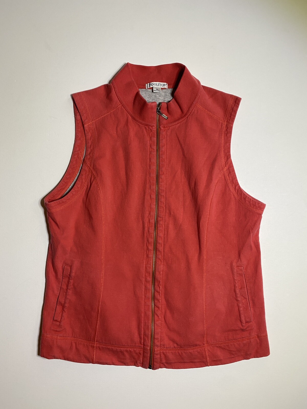 Pendleton Full Zip Sweater Vest Men’s XL Outdoor Classic Pockets City Modern
