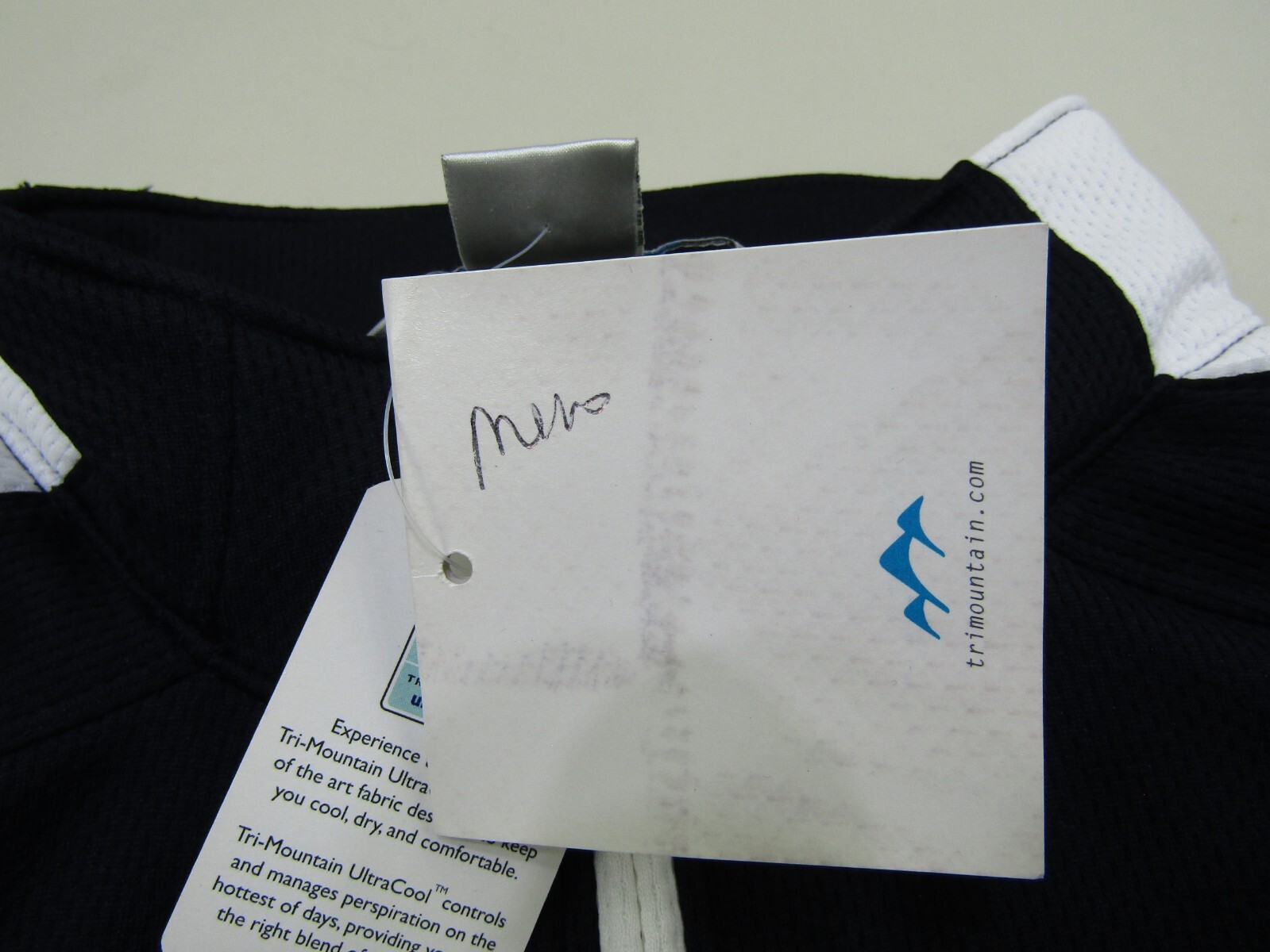 Tri Mountain Performance 1/4 Zip Pullover Men Large Winfield Moisture Wick NWT