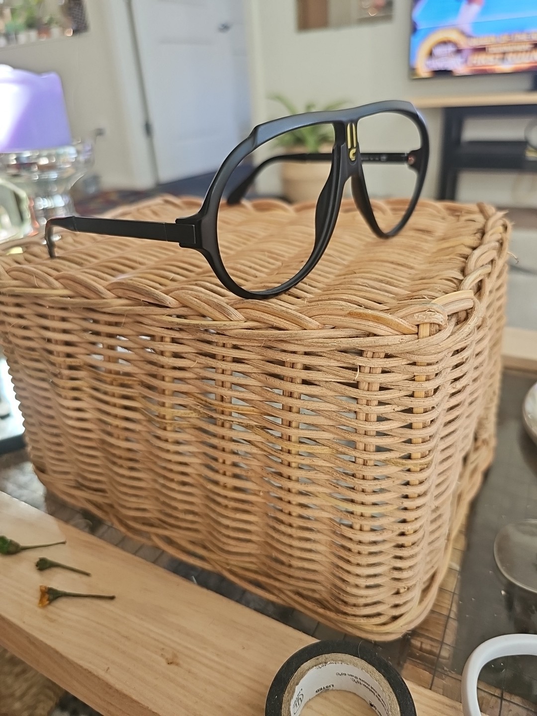 CARRERA Vintage Frames MADE IN Austria 6 INCHES Wide Temple Tip Repaired Solid.
