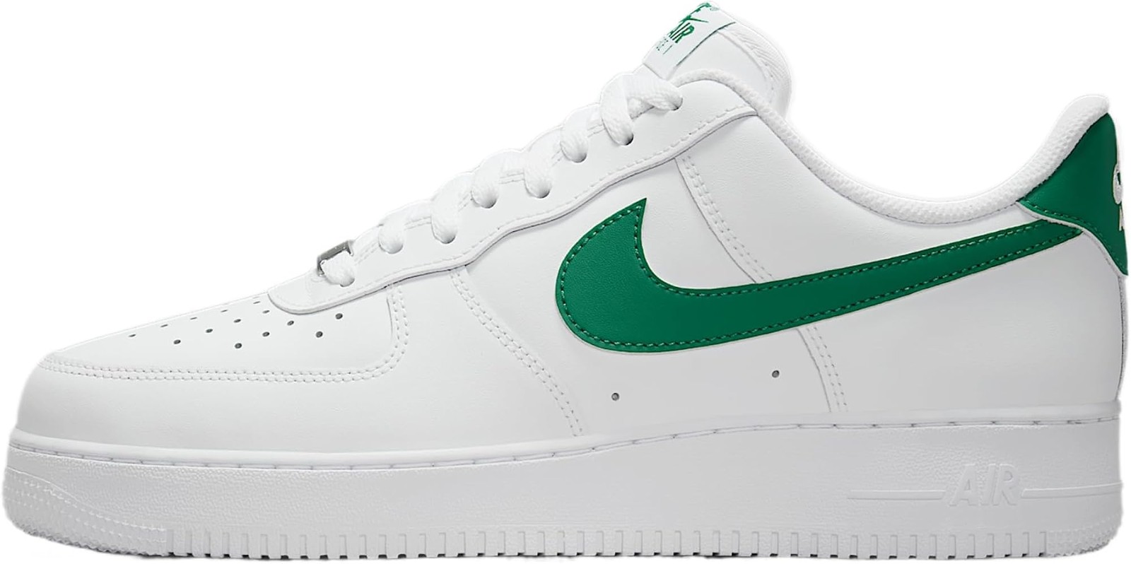 Nike Air Force 1 ’07 Men’s Shoes (White/Malachite) Size 10.5 – White/Malachite –