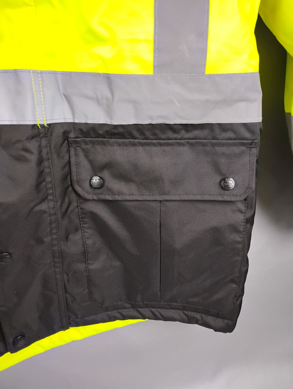Ergodyne BE TENACIOUS Work Gear- Reflective- Coat – Jacket Hood Medium Lime NEW