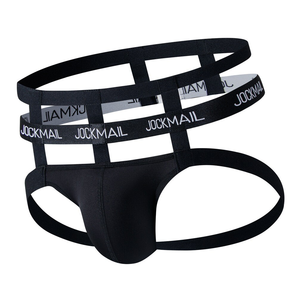 JOCKMAIL Sexy Men Underwear,Jockstrap G-string Pouch Panties Thong BIKINI Briefs