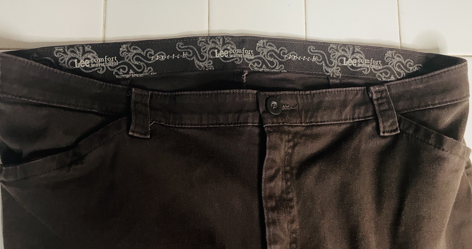 Lee Comfort Stretch Womens Jeans Brown Size 18 Short Measurements In Pictures