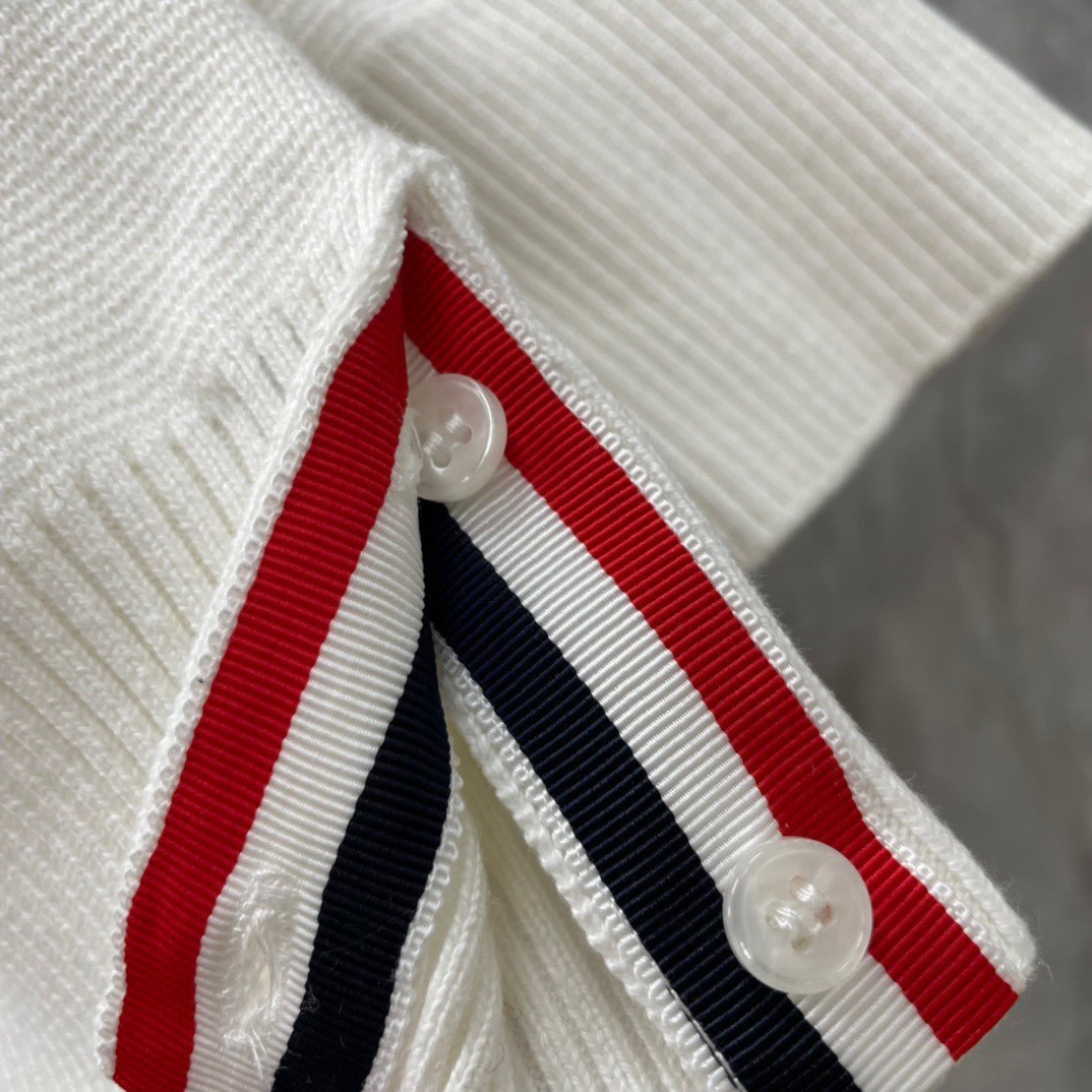 Thom Browne Men/womens Autumn Winter New Four Bars Striped Knitted Wool Cardigan