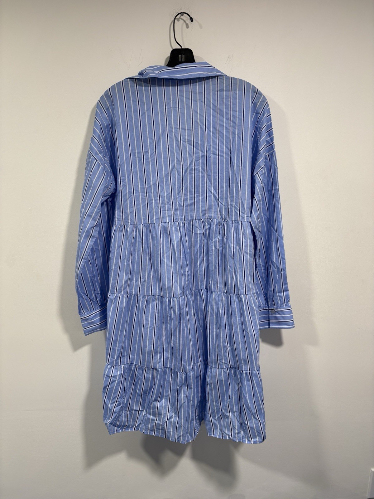 Tuckernuck x Pomander Place | Shades of Blue Stripe Cara Button Down Dress M