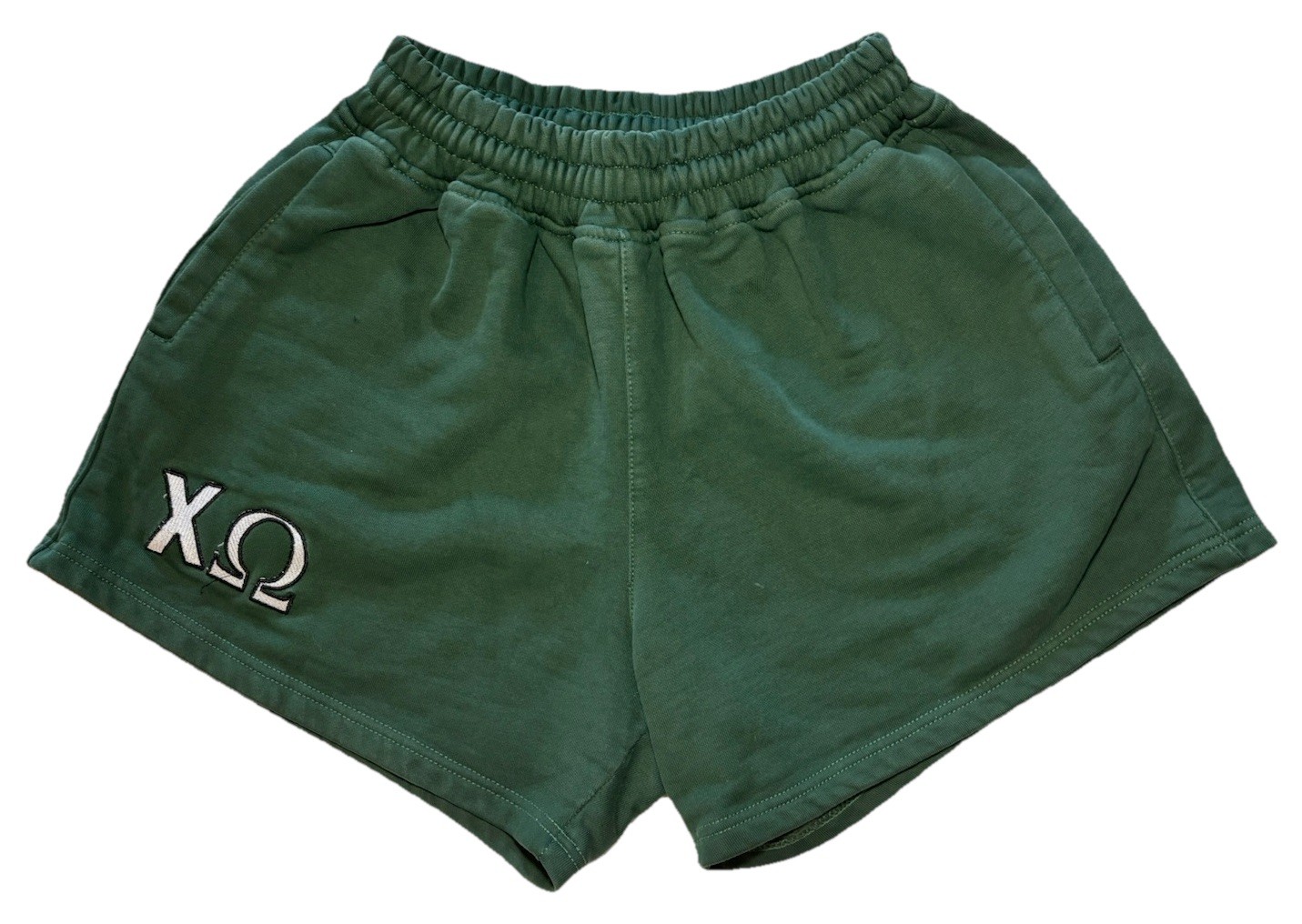 Mitch Flippo MFG Shorts Womens XL Tulane Green Lounge Chi Omega College Sorority