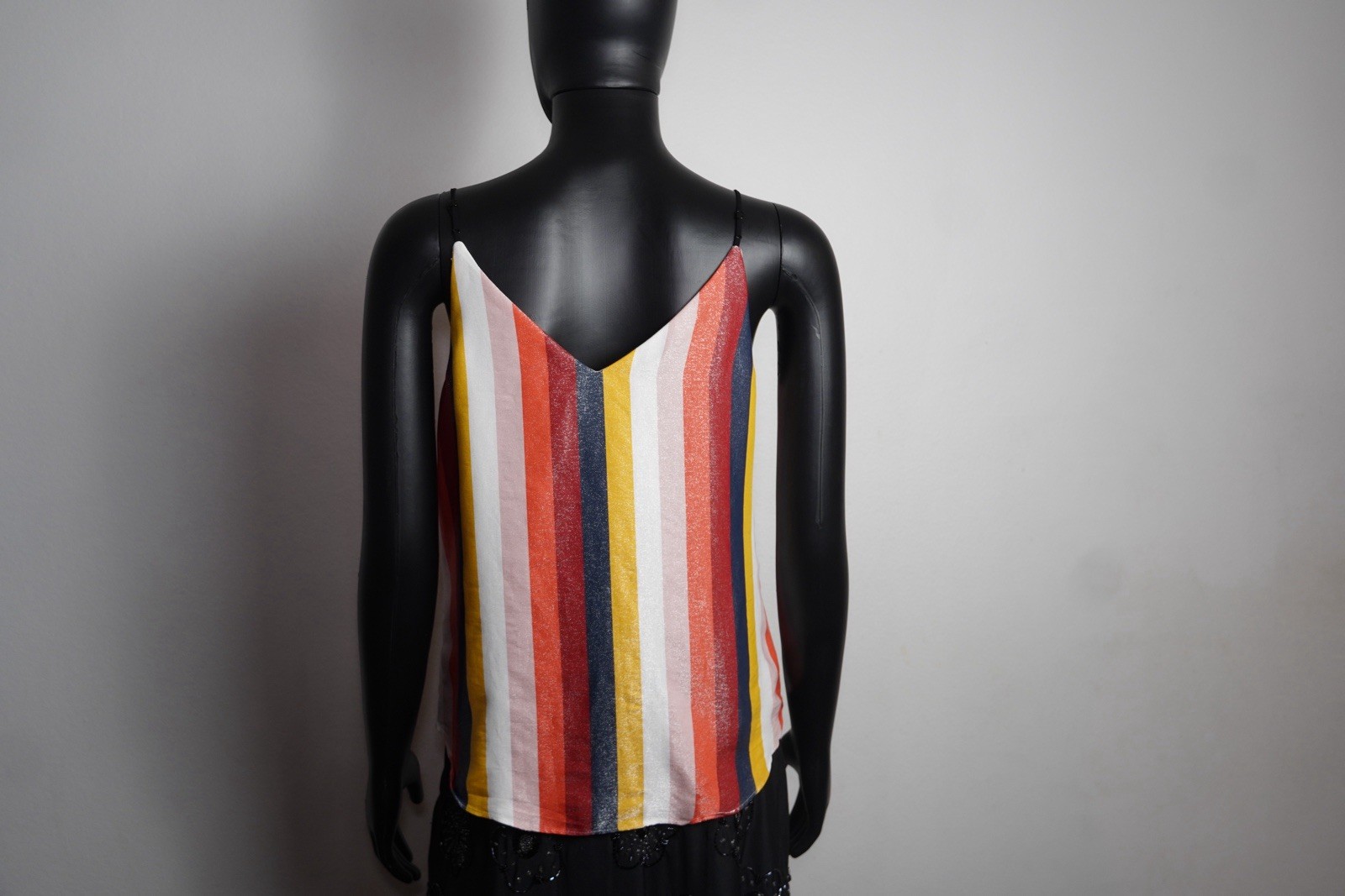 Express Womens Small Multicolor Stripe Cami Tank Top Boho Festival Summer