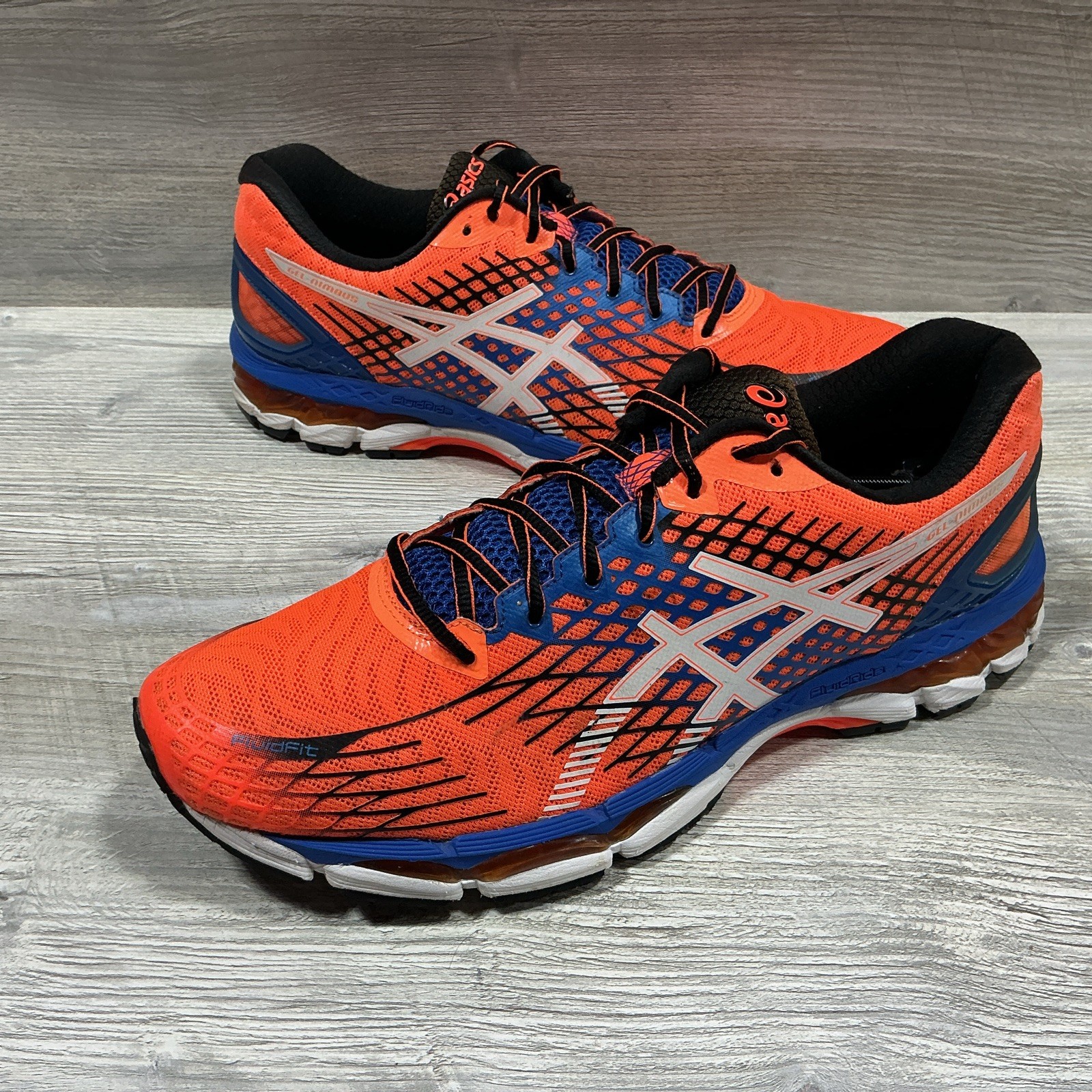ASICS Gel Cumulus 17 Running Shoes Men’s Size 14 Sneakers Low Mesh Orange T507N