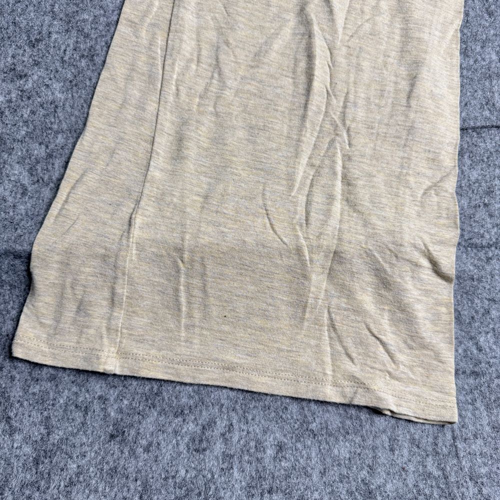 Dipping Daisys Wide Leg Lounge Pants Rayon Modal Stretch Palazzo Casual Beige L