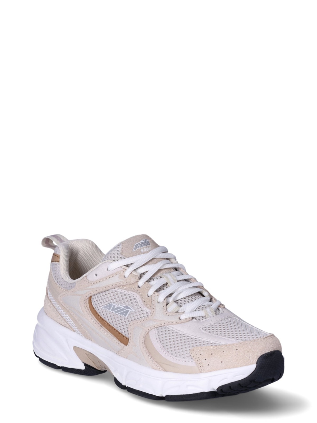 NEW Avia 5000 Women Performance Sneakers Wide Width Neutral Suede Shoes