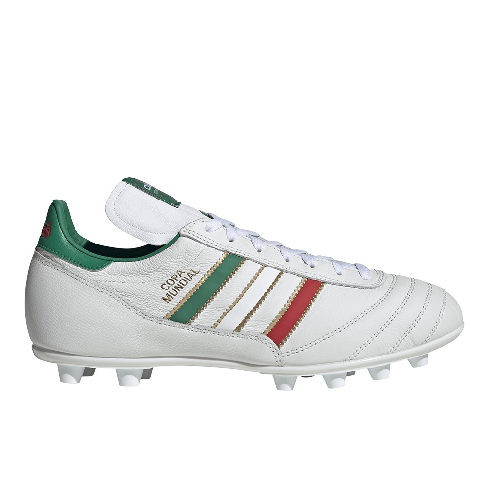 adidas Copa Mundial Football Firm Ground Mens Green, White Sneakers Athletic Sh