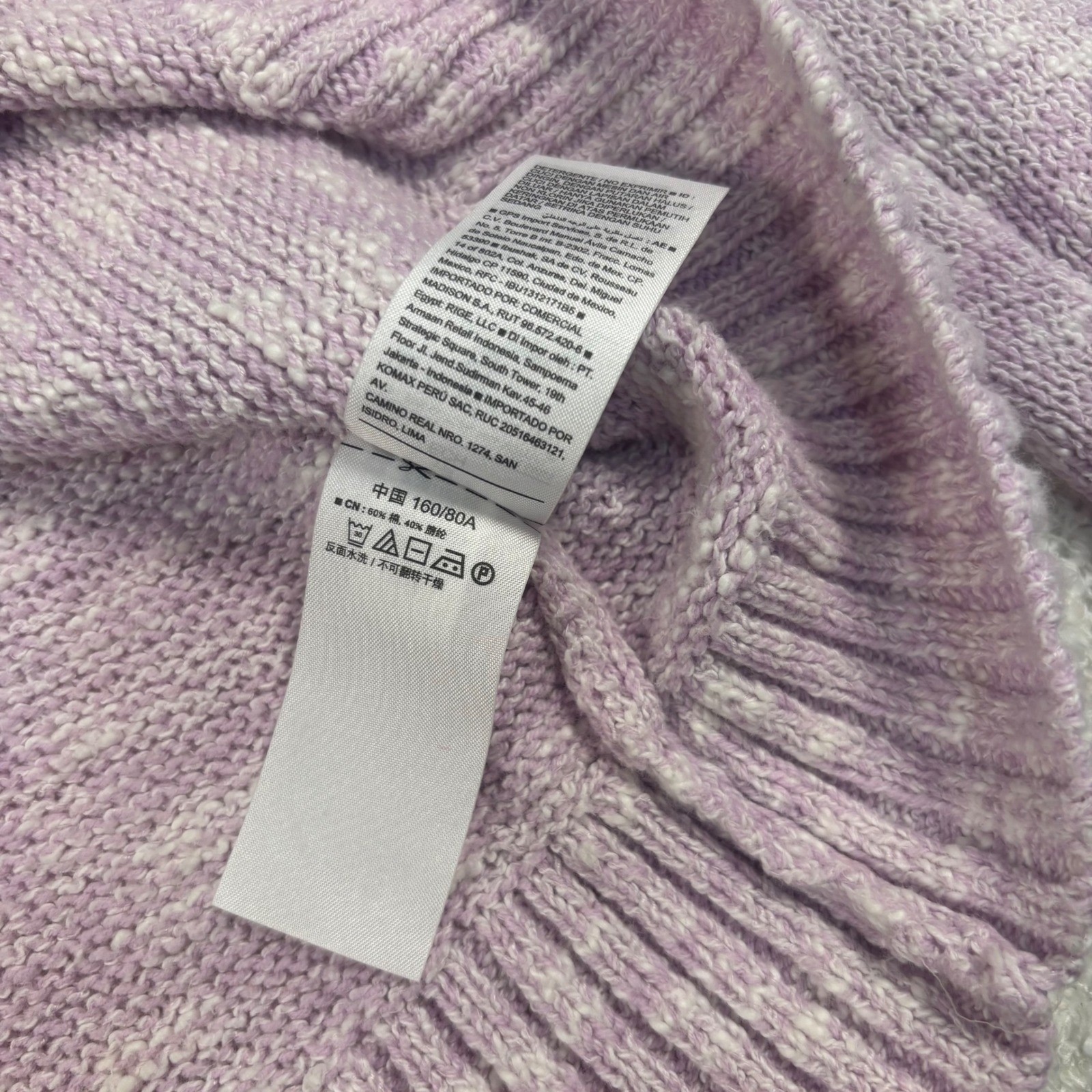 old navy pink lavender white knit sweater softgirl coquette dainty preppy shoujo
