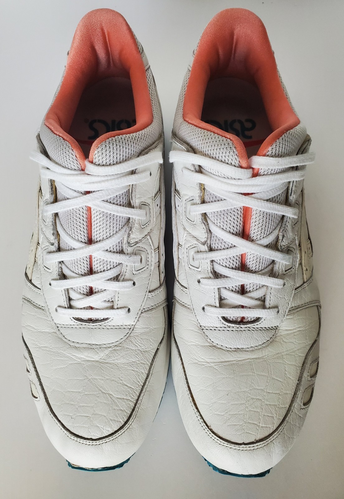 Size 12 – Men’s Asics Gel-Lyte III “Miami Vice” White/White H540L