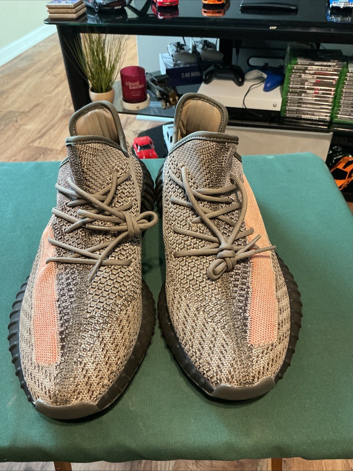Adidas Yeezy Boost 350 V2 Ash Stone GW0089 Gray Primeknit Size 11.5