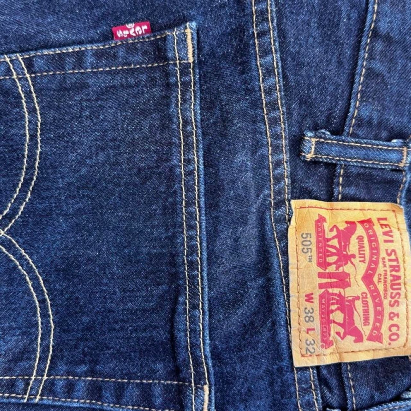 Levi-s Men’s Blue and Navy Jeans