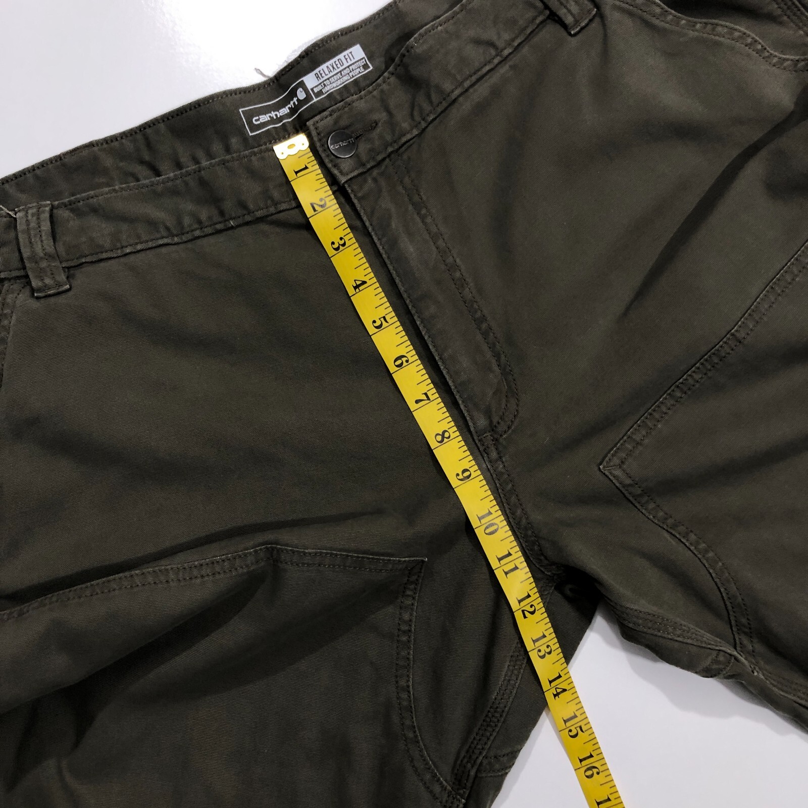 Carhartt Mens 42×30 Rugged Flex Relaxed Fit Duck Double Knee Utility Work Pants