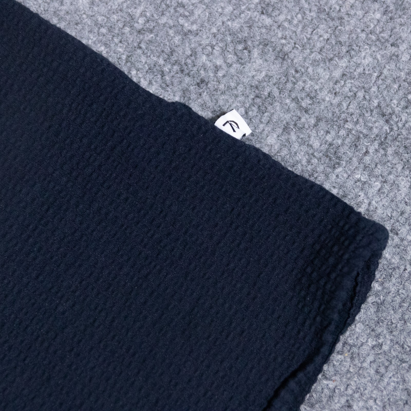 7 Diamonds Graham 4 Way Stretch Textured Navy Long Sleeve Button Shirt Men Large