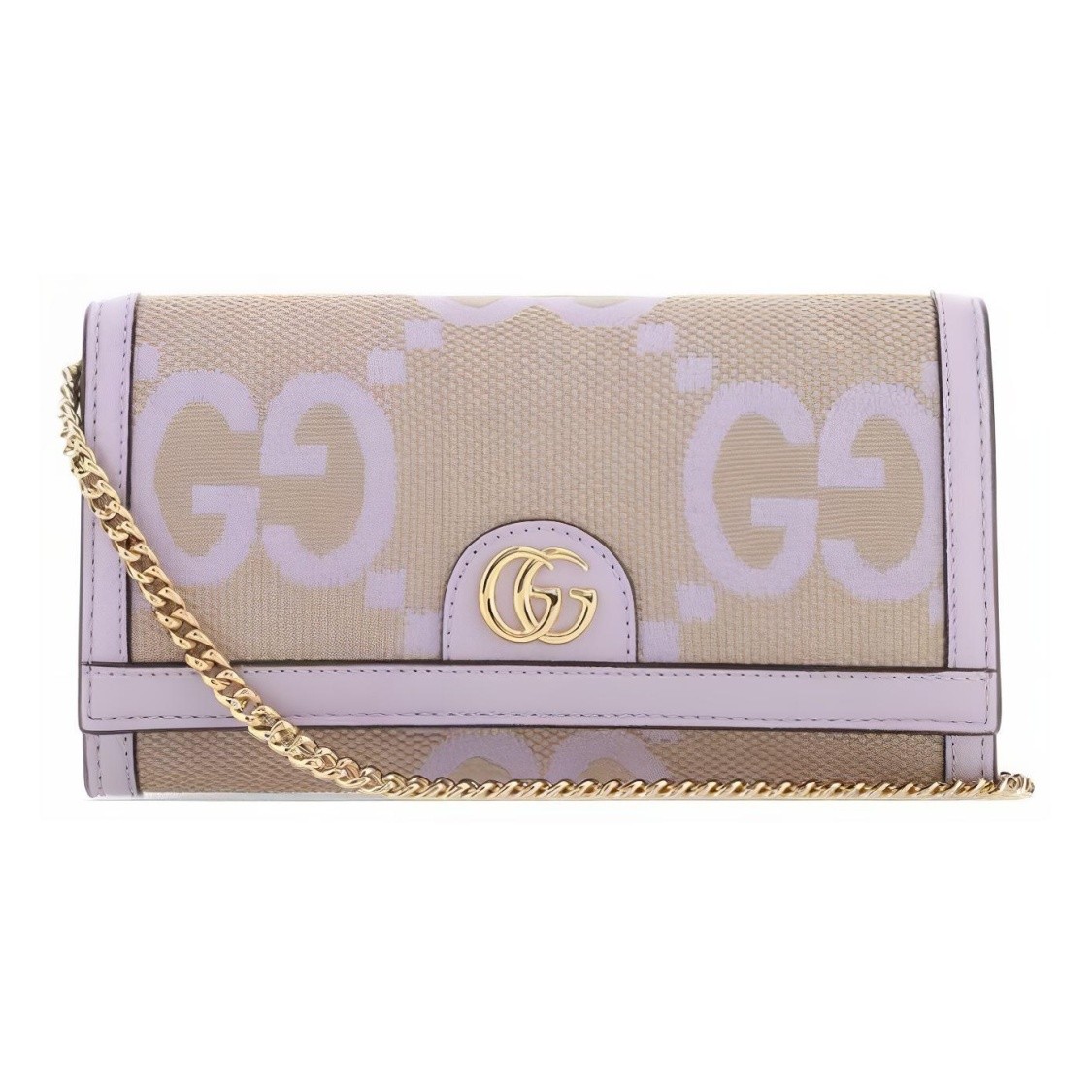 Gucci women’s casual canvas and leather wallet 7.48×7.1 in