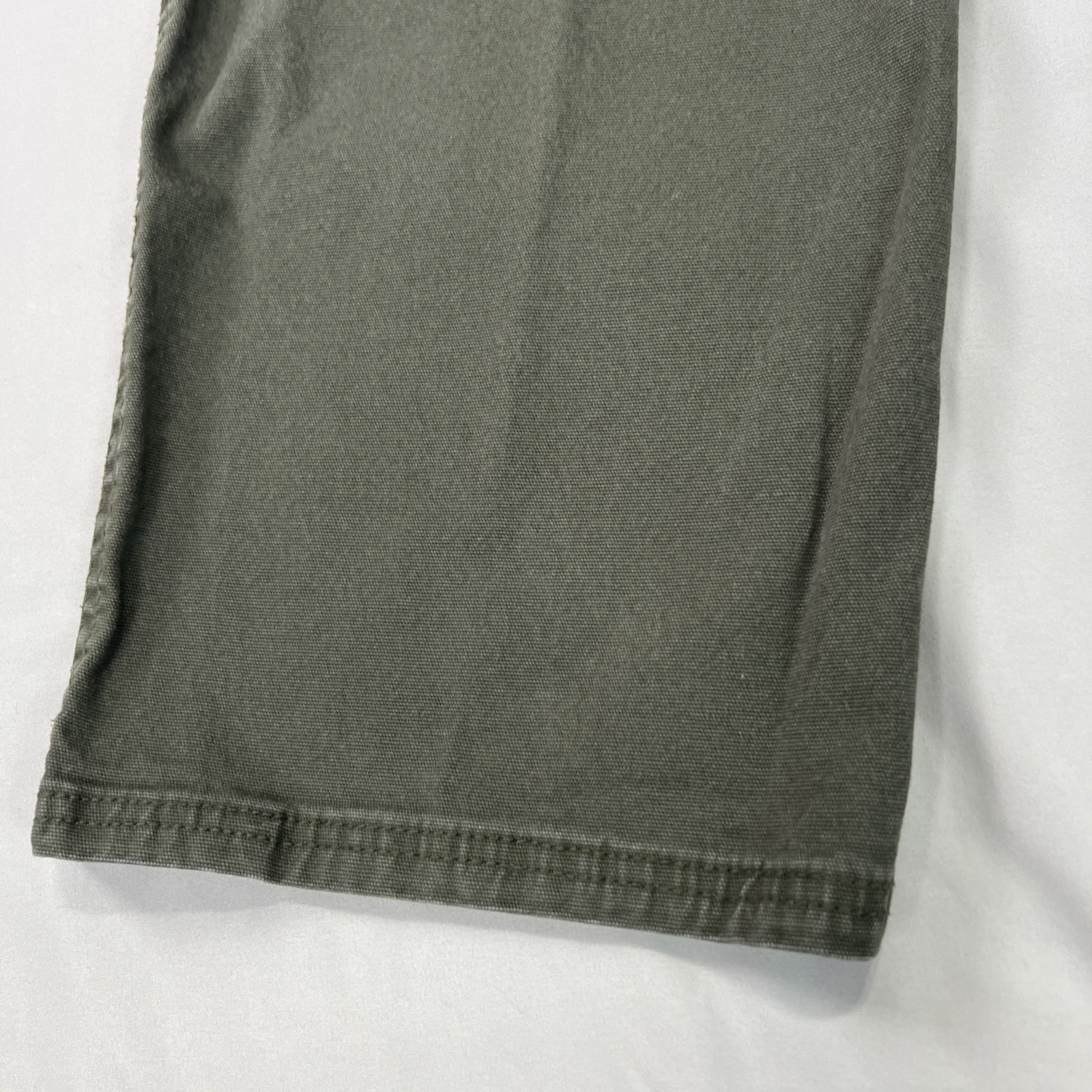 Legendary Outfitters Canvas Pant Mens 40×30 Tag 40×32 Green Outdoor Workwear