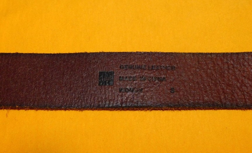 WOMEN’S GAP LIGHT BROWN GENUINE LEATHER BELT SIZE S – 32/80cm..