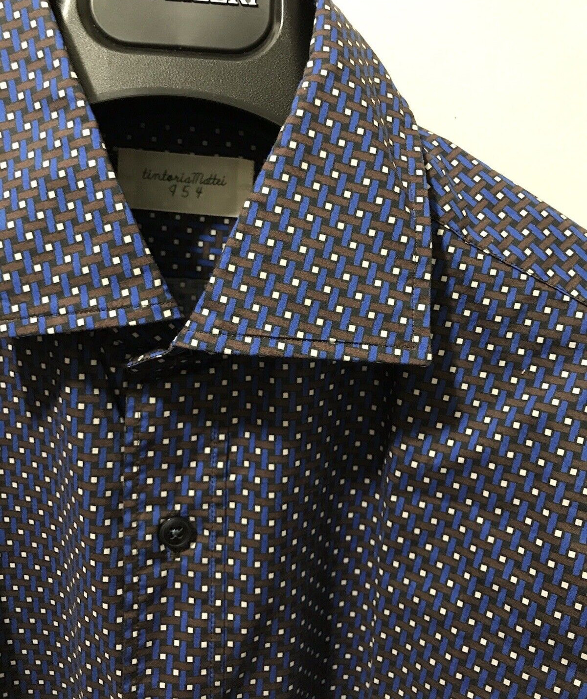 TINTORIA MATTEI Italian Luxury beautiful shirt , L, 16/41 ~42 NWT $450 Big Sale