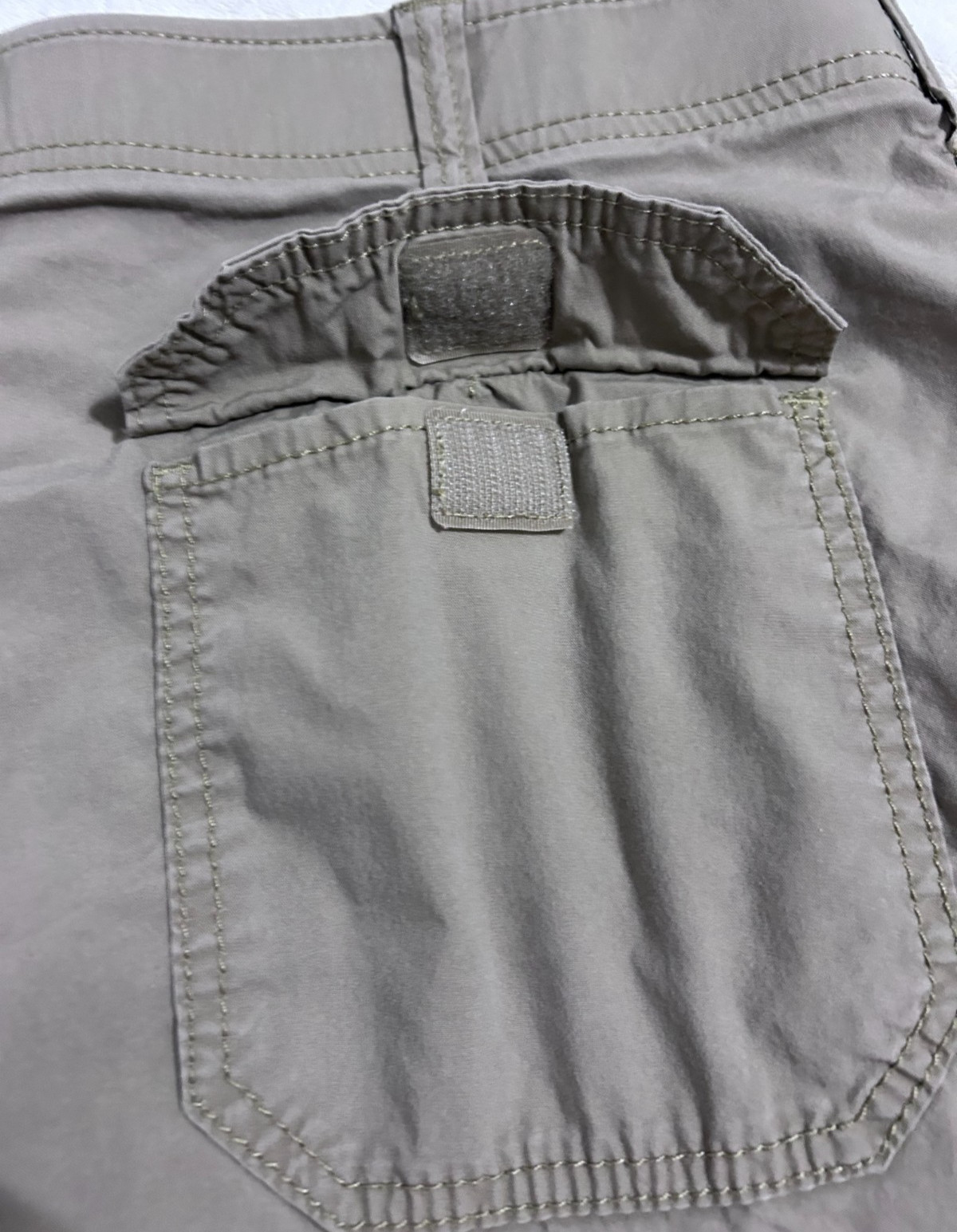 Lee Extreme Motion Mens Khaki Brown Cargo Shorts Size 34