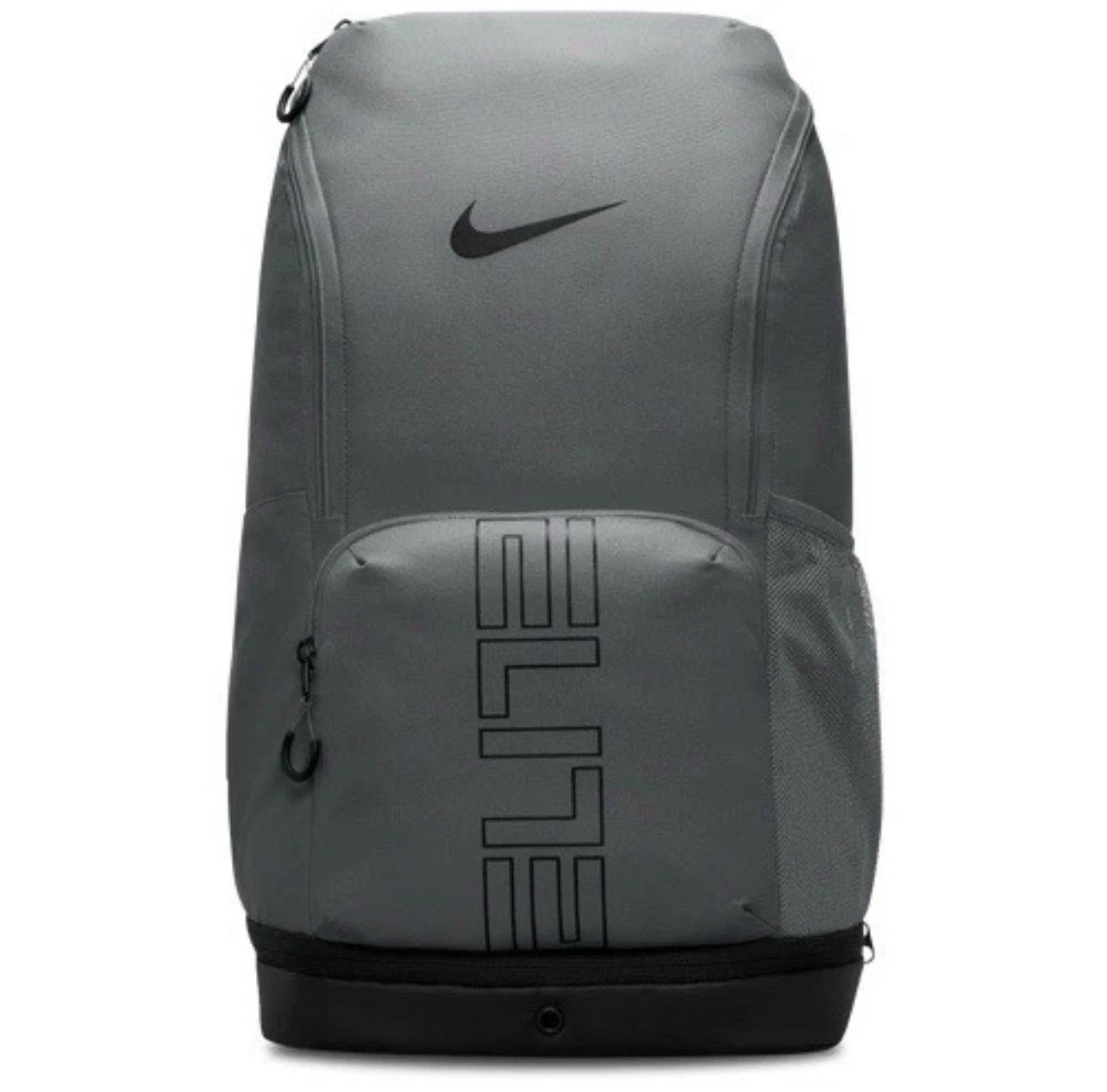Nike Varsity Elite Backpack Iron Grey Black -HM9965-068 -32L -NEW-