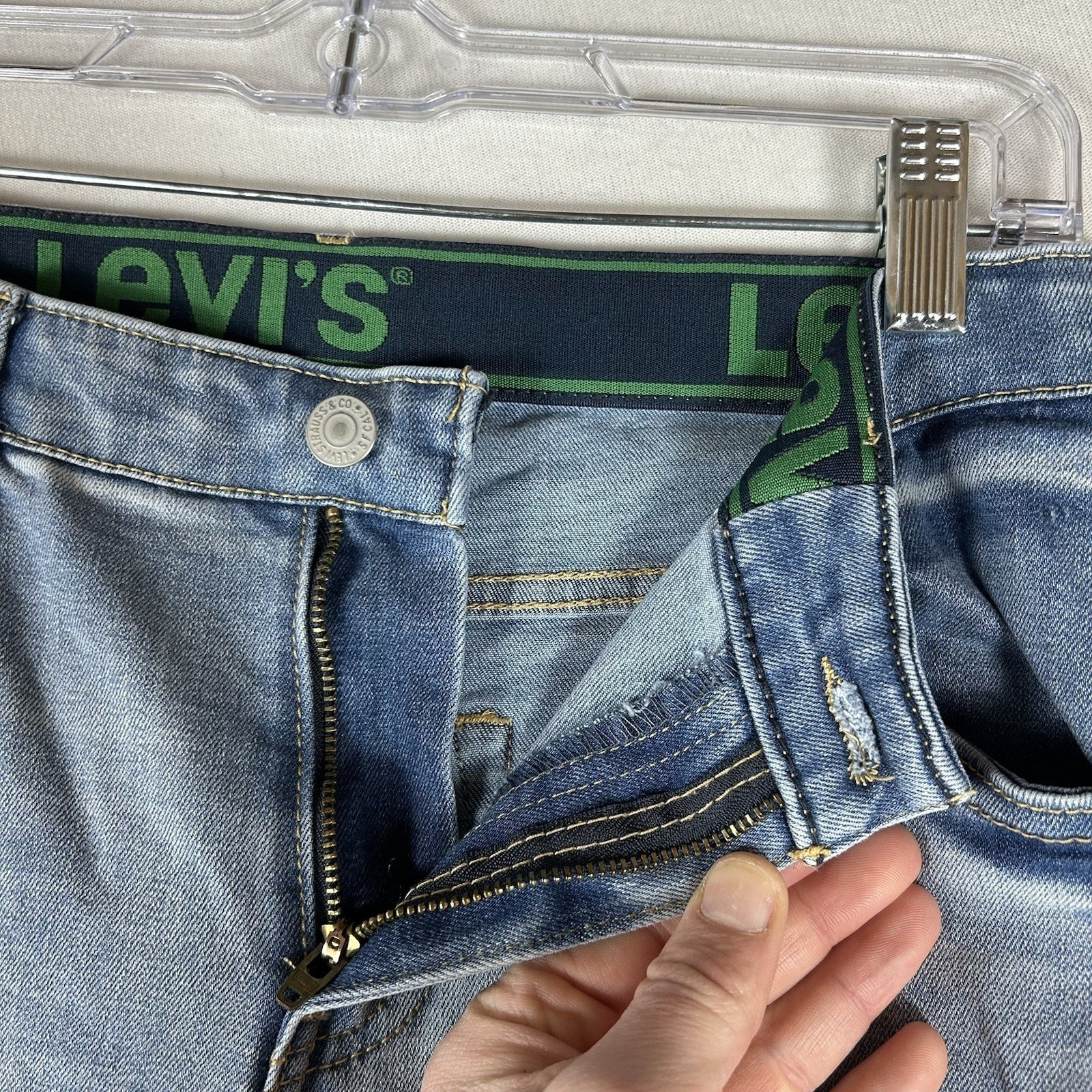 Levi’s Boys’ 511 Slim Fit Eco Performance Jeans Size 18 Reg (29×31) Blue Casual