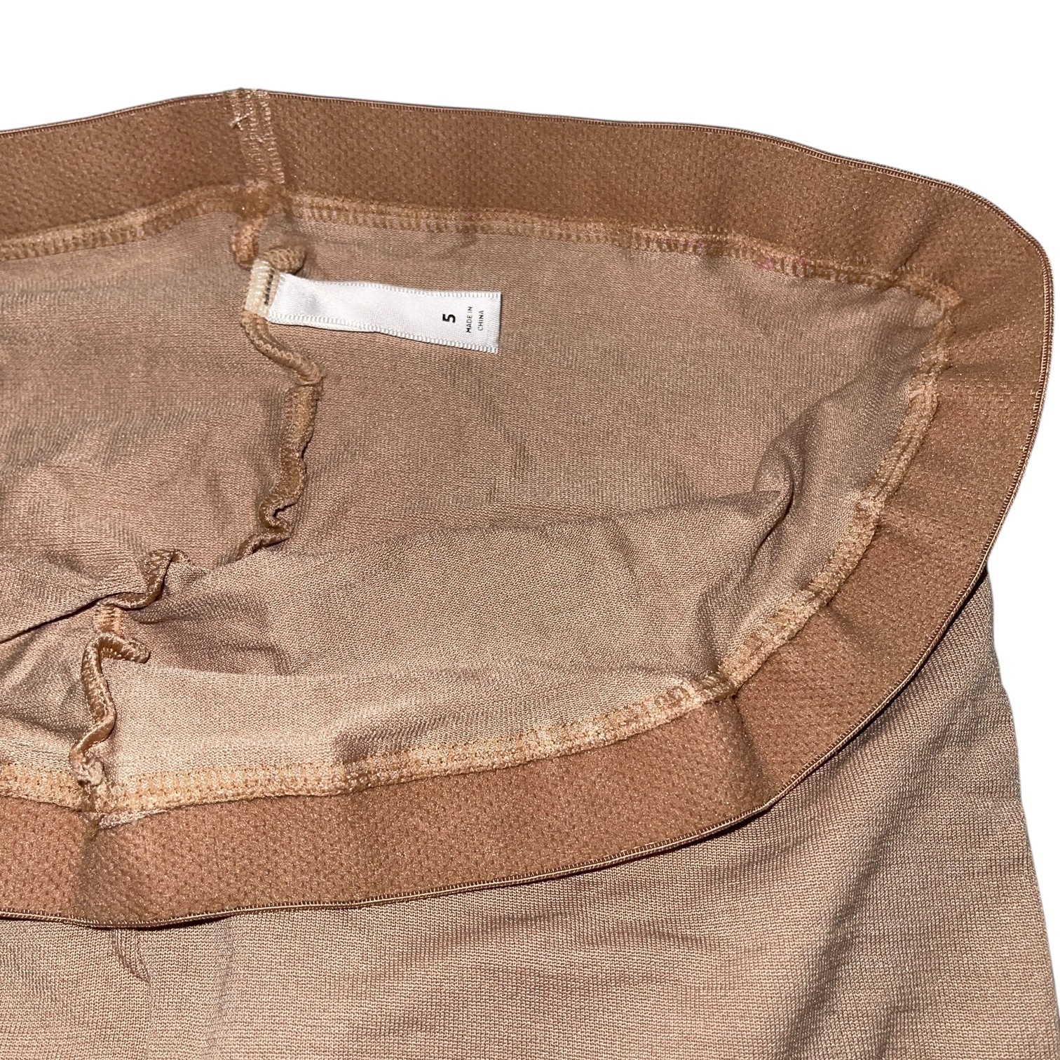 Spanx Assets High Waist Shaping Footless Capri Shaper Short Beige Nude 268B