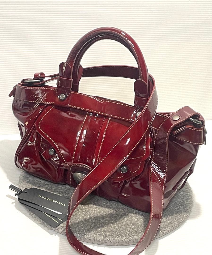 unused FRANCESCO BIASIA Hand Shoulder Bag 2WAY