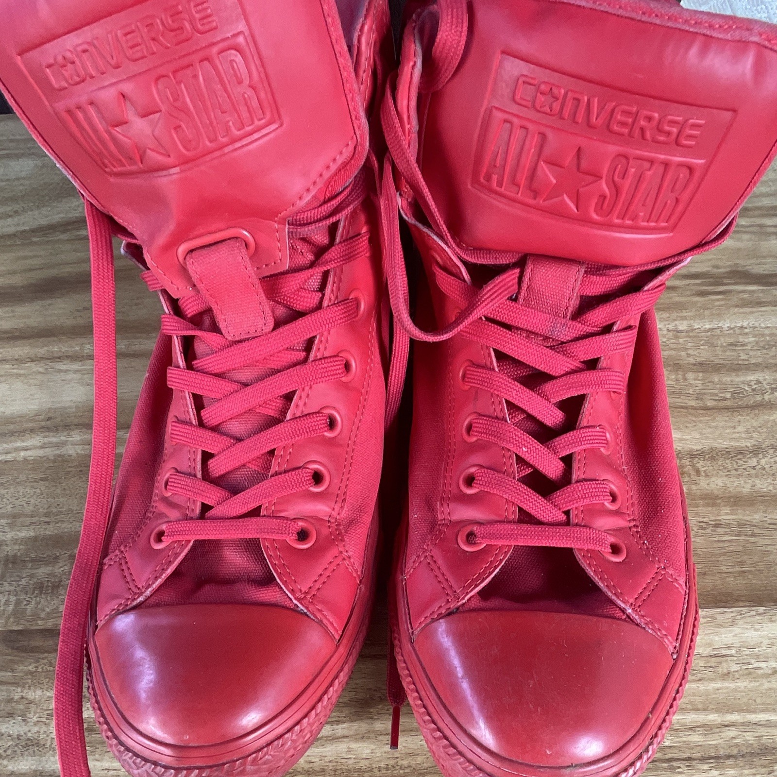 Converse Chuck Taylor Guard Men’s High-Top Sneakers Red/Red Lace-Up 145342C