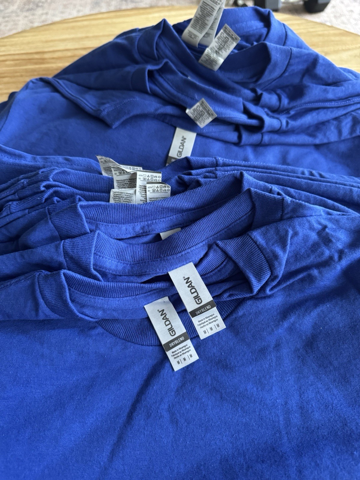 Gildan Unisex G800 Dryblend T-Shirt Royal Blue SMALL (12) Short Sleeve New