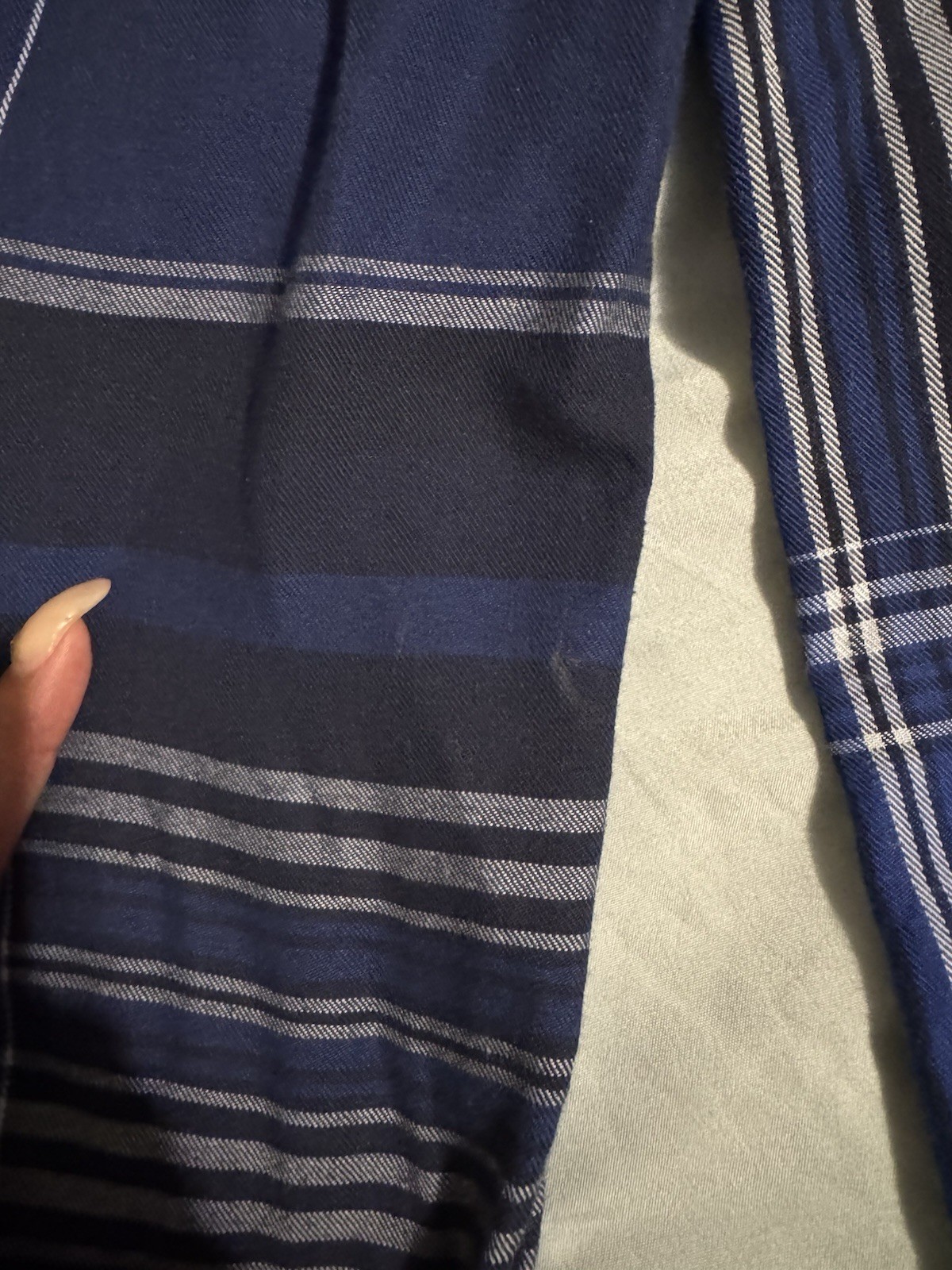 Levi’s Blue Plaid Western Snap Button Shirt Men’s Medium