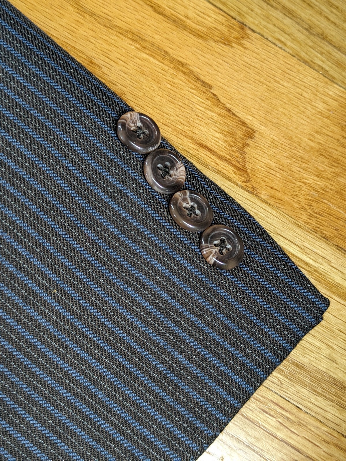 RARE🇮🇹Vtg Vittorio Veneto 44 IV Trevira Wool Blazer Jacket HandTailored Milano
