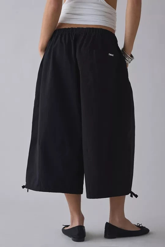 BDG- BDG Bobbi Cropped Baggy Pull-On Pants