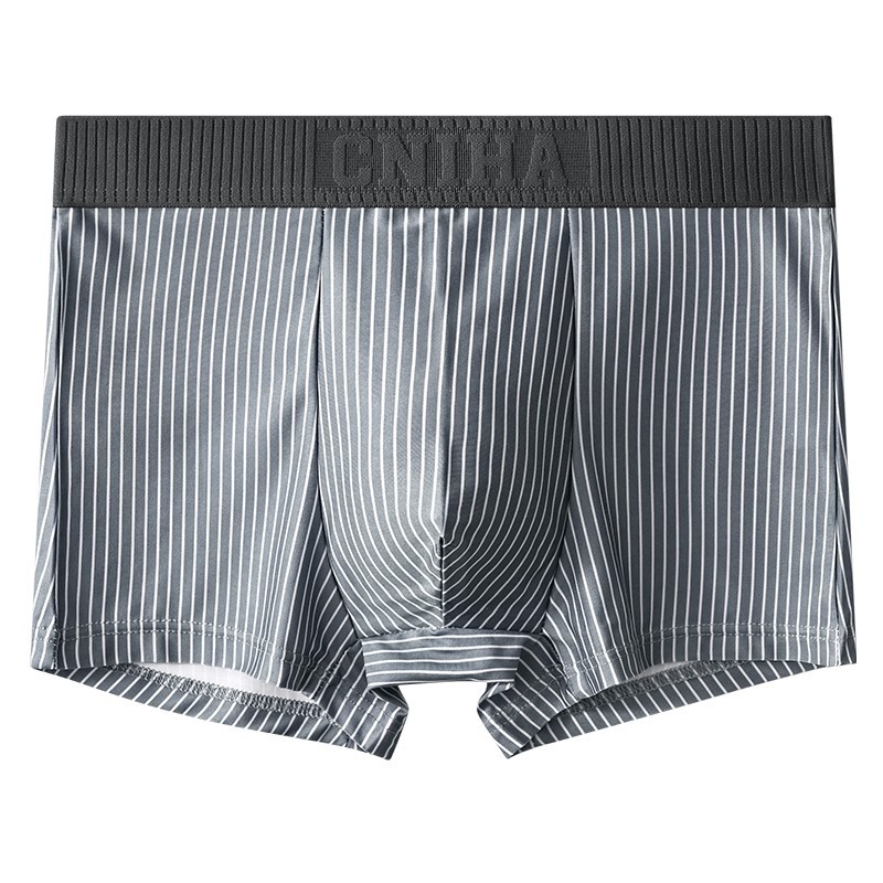 4 PCS Men’s Underwear Soft Boxer Briefs Breathable Comfortable Trunks