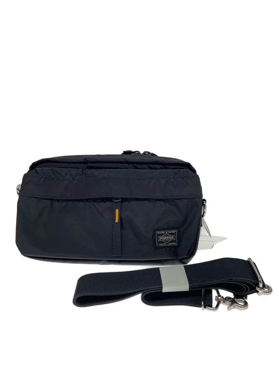 PORTER FORCE 2WAY WAIST BAG Waist Bag Nylon BLK Solid