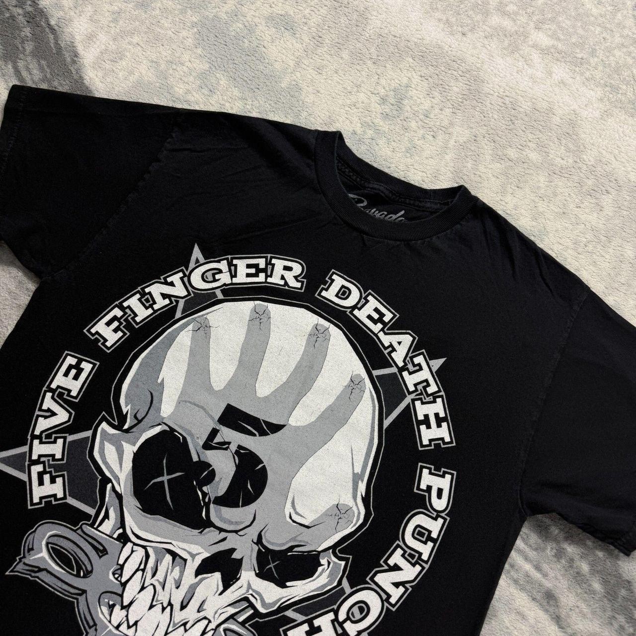 VTG Bravado 5FDP Five Finger Death Punch American Capitalist Black Sz M T-Shirt