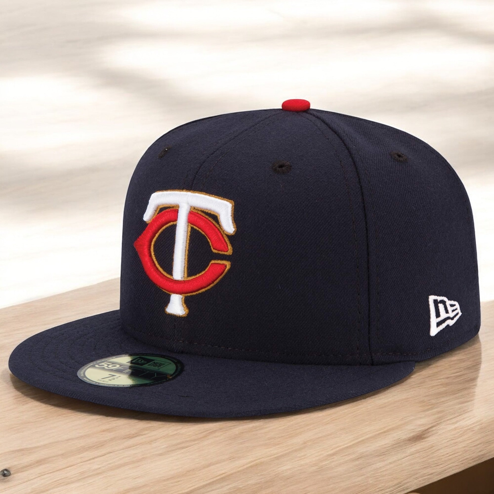 [70361065] MENS NEW ERA MLB MINNESOTA TWINS 5950 AC PERF FITTED – NAVY