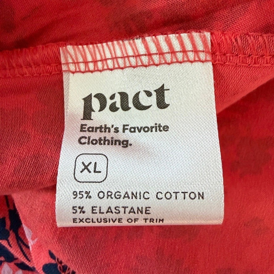 Pact Fit & Flare Modern Halter Midi Dress XL Pockets Sustainable Resortwear