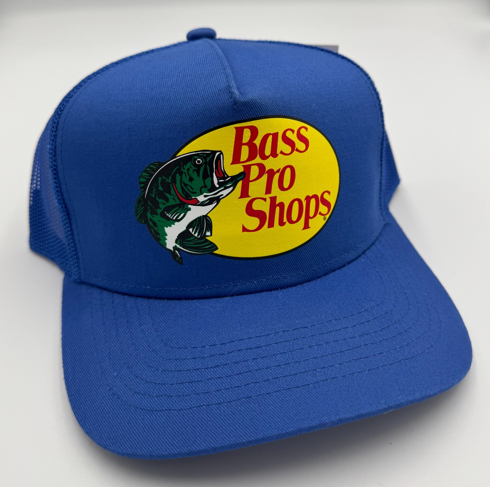 Bass Pro Shops Mesh Hat Cap Adjustable Snapback Trucker Fishing Baseball Outdoor