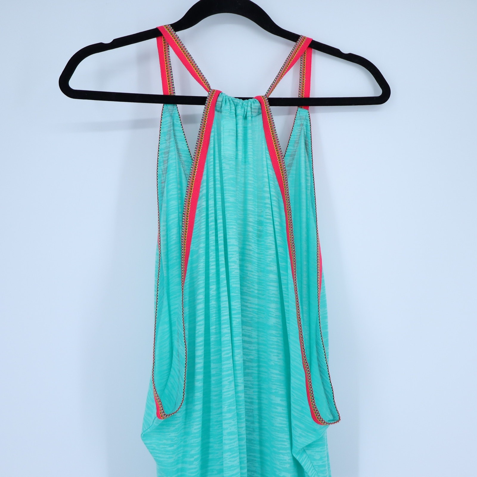 PITUSA Inca Sundress Mint Relaxed Halter Neck Summer Maxi Coverup Women’s OS