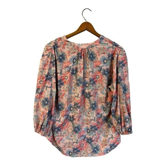 Bella Di Notte Modal Blouse Plus Size 18 Popover Long Sleeves Elastic Cuffs