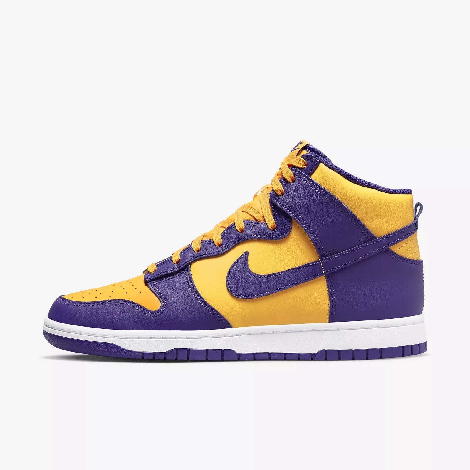 Nike Dunk High Retro DD1399-500 Purple Yellow Lakers Men’s Sneaker [US 7-12] New